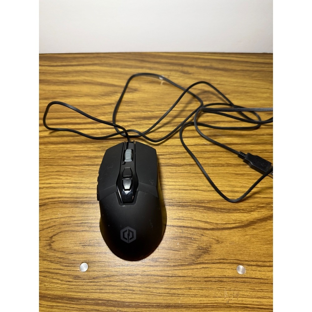CYBERPOWERPC Gaming Optical Mouse RGB Wired Black‎ Elite Pro